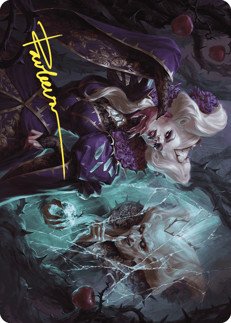 Conceited Witch Art Card (Gold-Stamped Signature) [Wilds of Eldraine Art Series] | Galaxy Games LLC