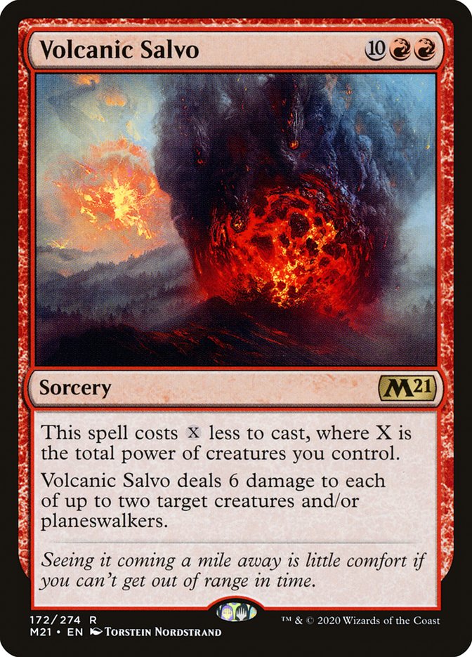 Volcanic Salvo [Core Set 2021] | Galaxy Games LLC