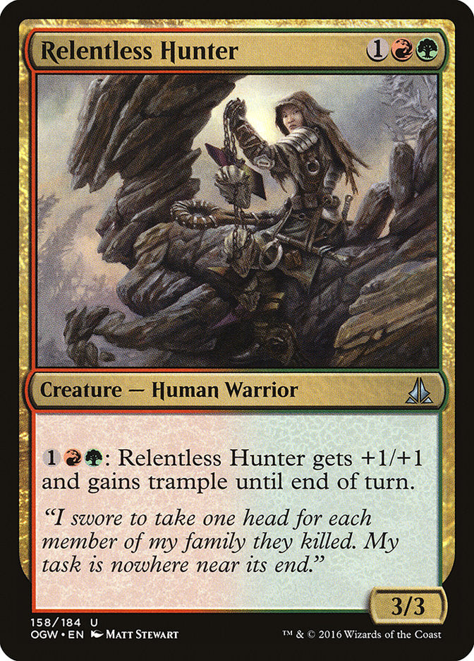 Relentless Hunter [Oath of the Gatewatch] | Galaxy Games LLC