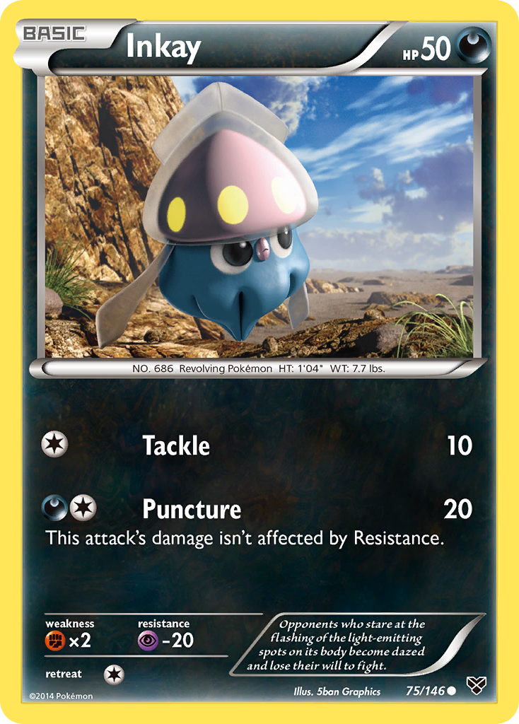 Inkay (75/146) [XY: Base Set] | Galaxy Games LLC