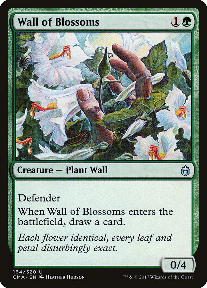 Wall of Blossoms [Commander Anthology] | Galaxy Games LLC