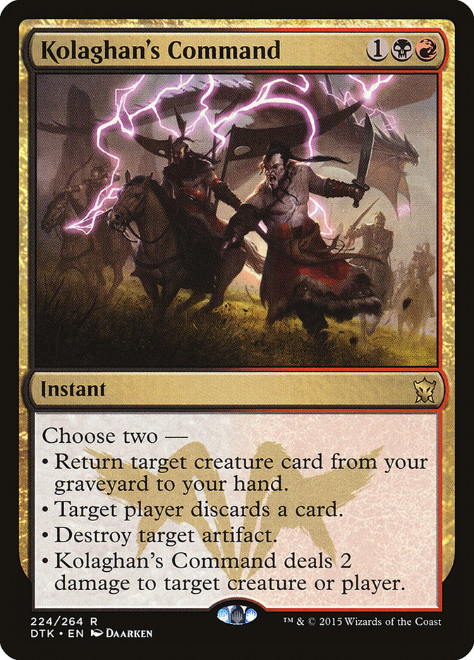 Kolaghan's Command [Dragons of Tarkir] | Galaxy Games LLC