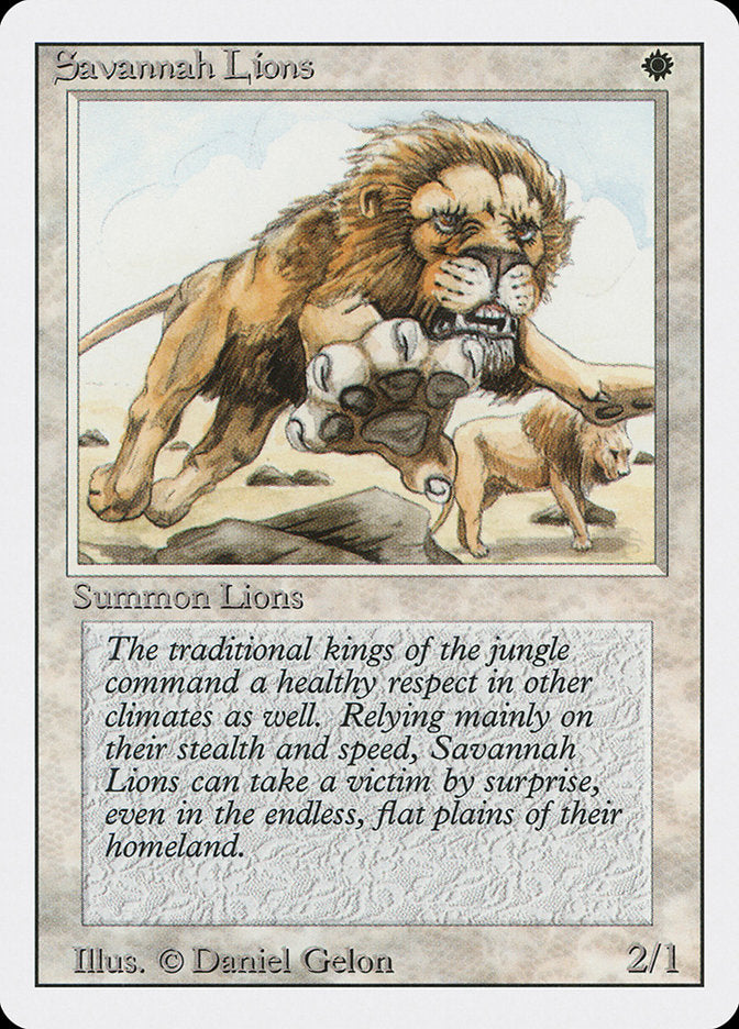 Savannah Lions [Revised Edition] | Galaxy Games LLC