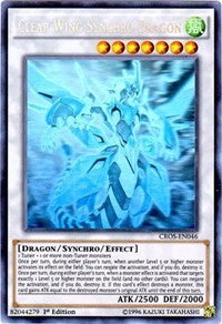 Clear Wing Synchro Dragon (Ghost Rare) [CROS-EN046] Ghost Rare | Galaxy Games LLC