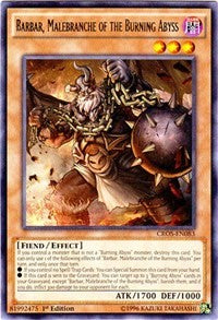 Barbar, Malebranche of the Burning Abyss [CROS-EN083] Rare | Galaxy Games LLC