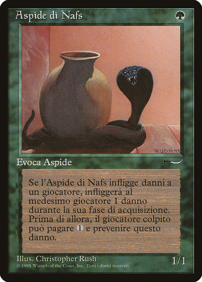 Nafs Asp (Italian) - "Aspide di Nafs" [Rinascimento] | Galaxy Games LLC