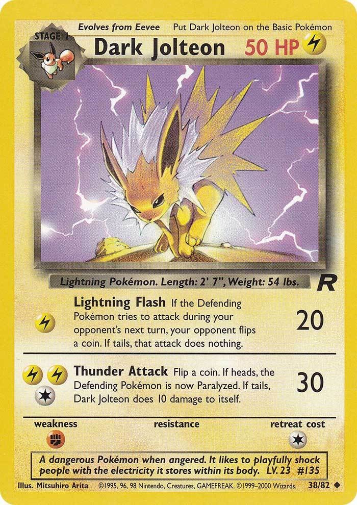 Dark Jolteon (38/82) [Team Rocket Unlimited] | Galaxy Games LLC