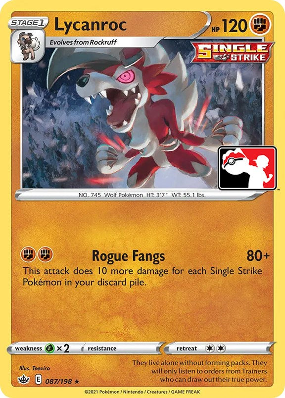 Lycanroc (087/198) [Prize Pack Series One] | Galaxy Games LLC
