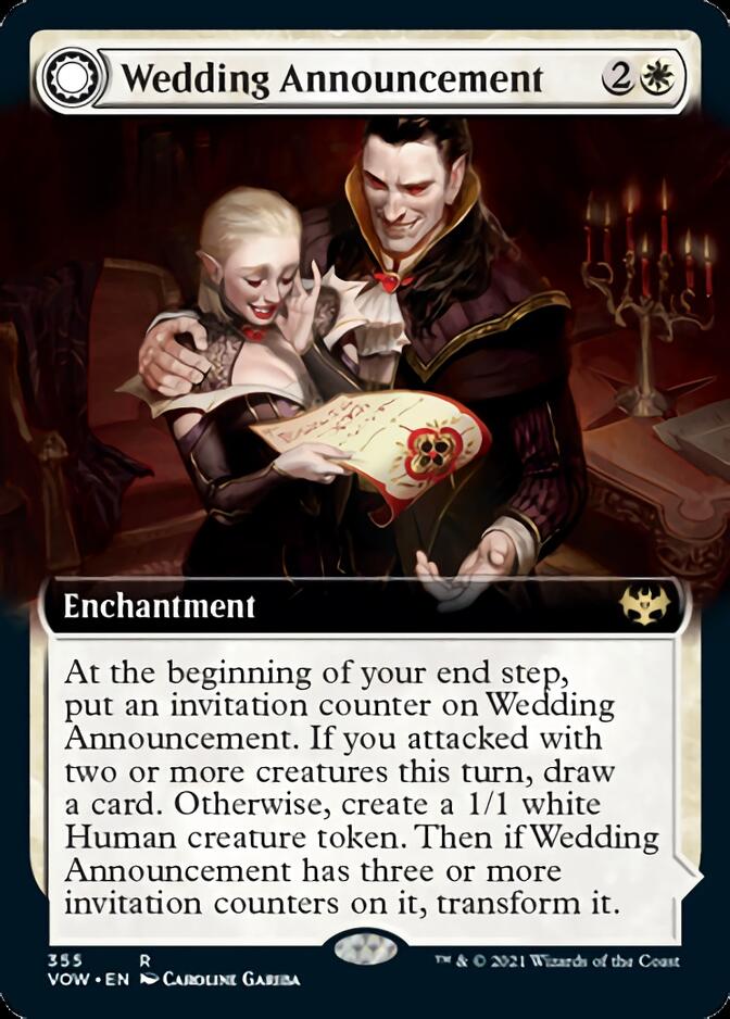 Wedding Announcement // Wedding Festivity (Extended Art) [Innistrad: Crimson Vow] | Galaxy Games LLC