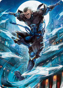 Kaito Shizuki 1 Art Card [Kamigawa: Neon Dynasty Art Series] | Galaxy Games LLC