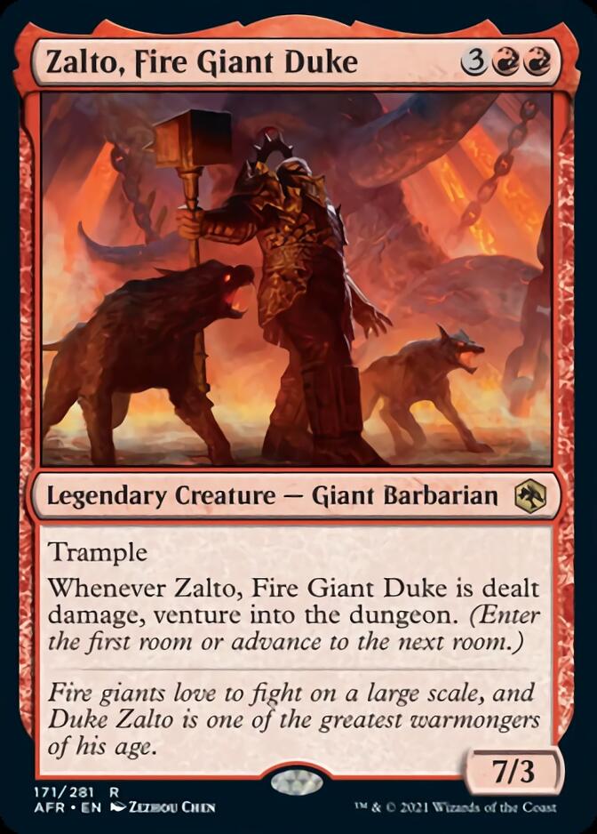 Zalto, Fire Giant Duke [Dungeons & Dragons: Adventures in the Forgotten Realms] | Galaxy Games LLC