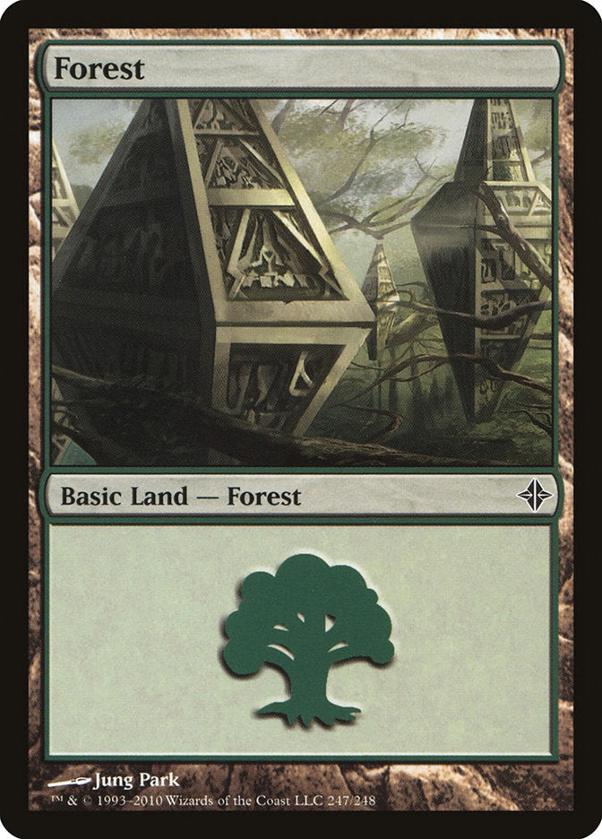 Forest (247) [Rise of the Eldrazi] | Galaxy Games LLC