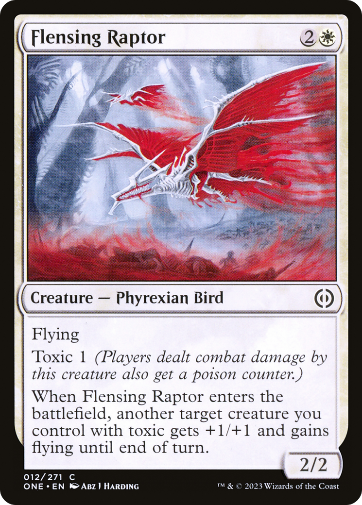 Flensing Raptor [Phyrexia: All Will Be One] | Galaxy Games LLC