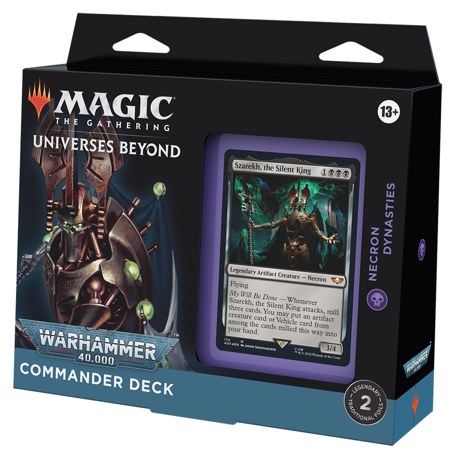 Warhammer 40,000 - Commander Deck (Necron Dynasties) | Galaxy Games LLC