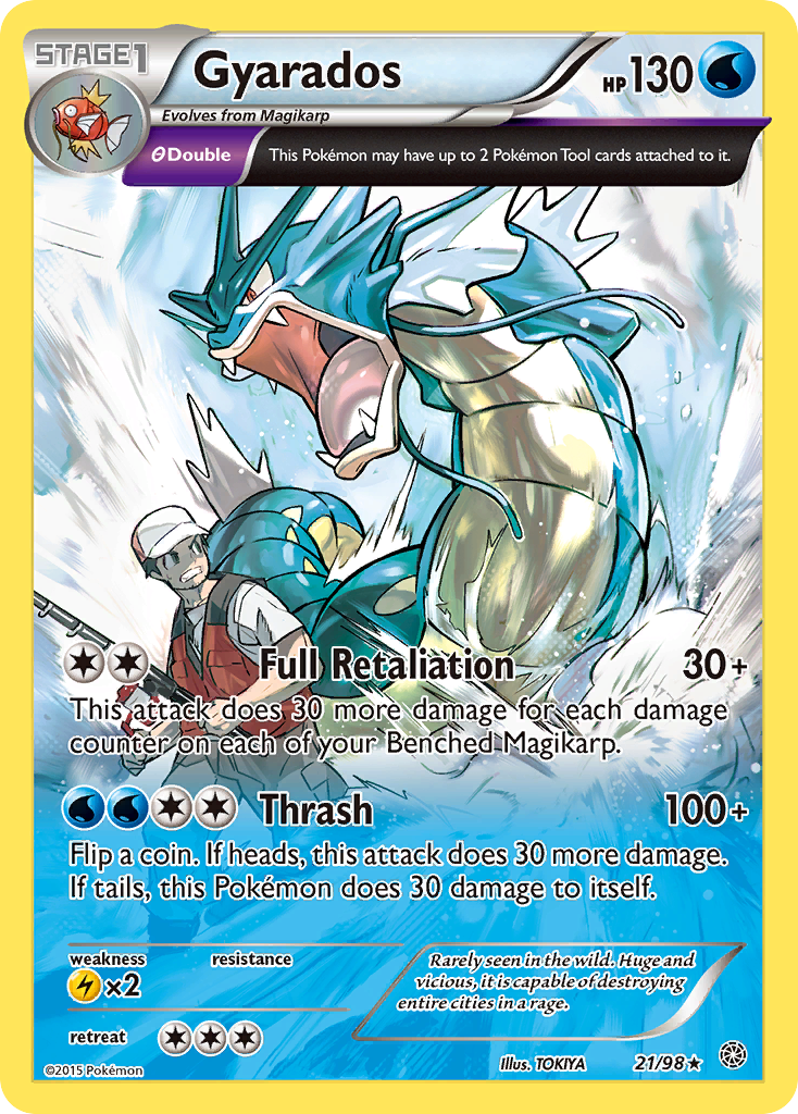 Gyarados (21/98) [XY: Ancient Origins] | Galaxy Games LLC