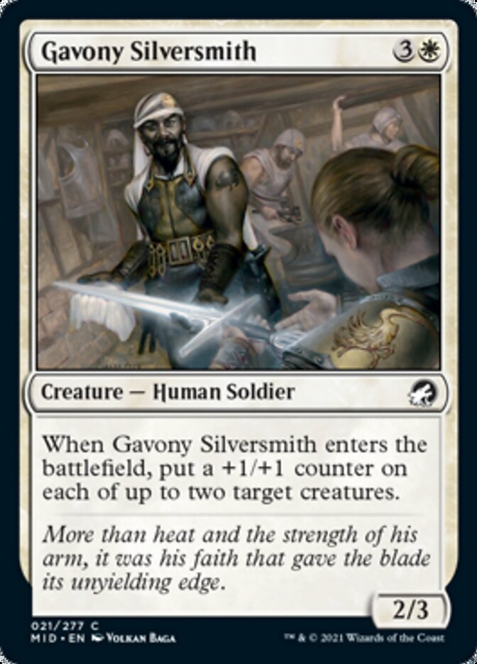 Gavony Silversmith [Innistrad: Midnight Hunt] | Galaxy Games LLC