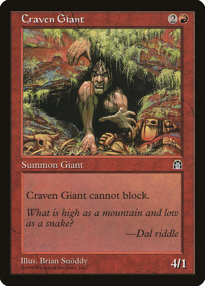 Craven Giant [Stronghold] | Galaxy Games LLC