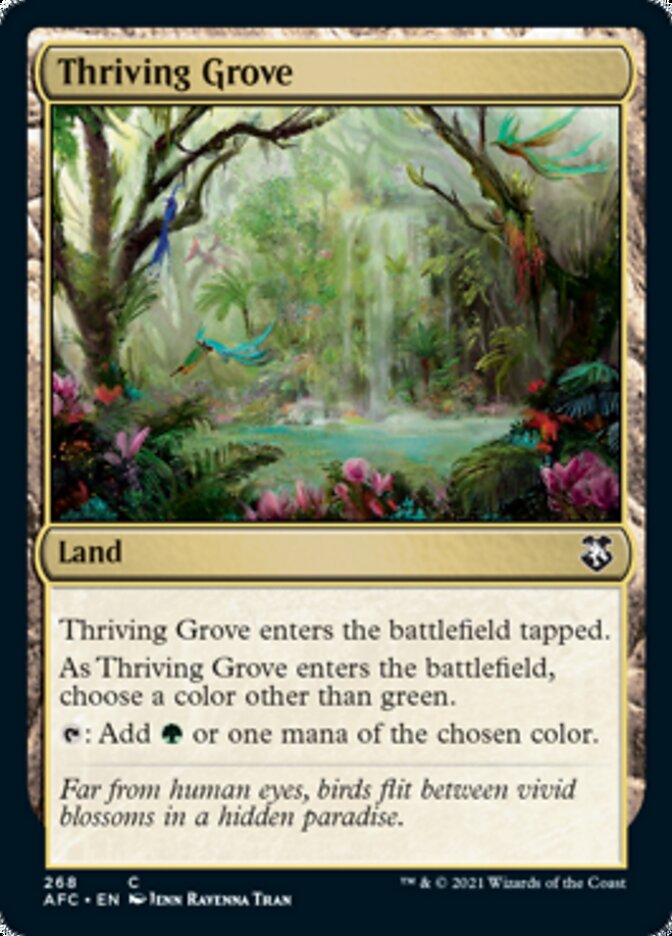 Thriving Grove [Dungeons & Dragons: Adventures in the Forgotten Realms Commander] | Galaxy Games LLC