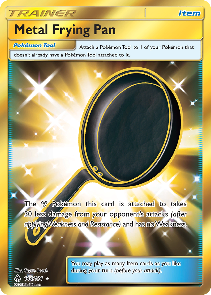 Metal Frying Pan (144/131) [Sun & Moon: Forbidden Light] | Galaxy Games LLC