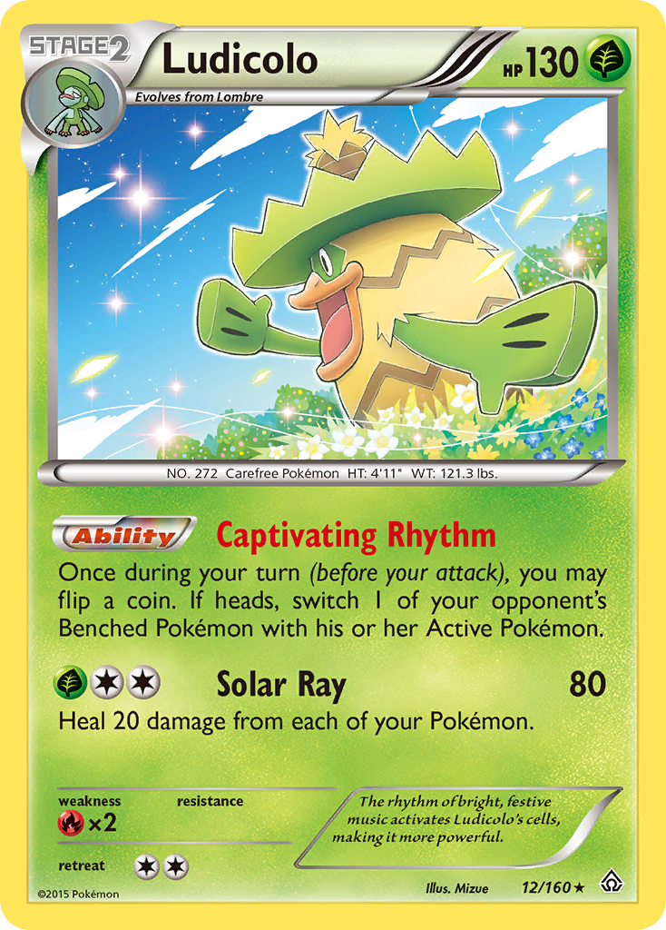 Ludicolo (12/160) [XY: Primal Clash] | Galaxy Games LLC