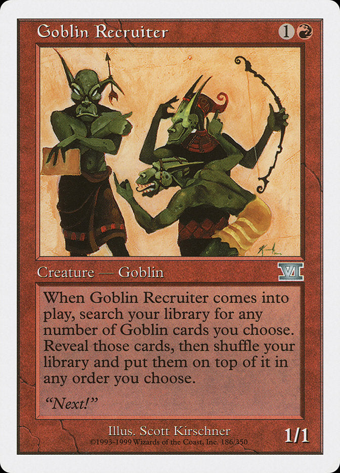 Goblin Recruiter [Classic Sixth Edition] | Galaxy Games LLC