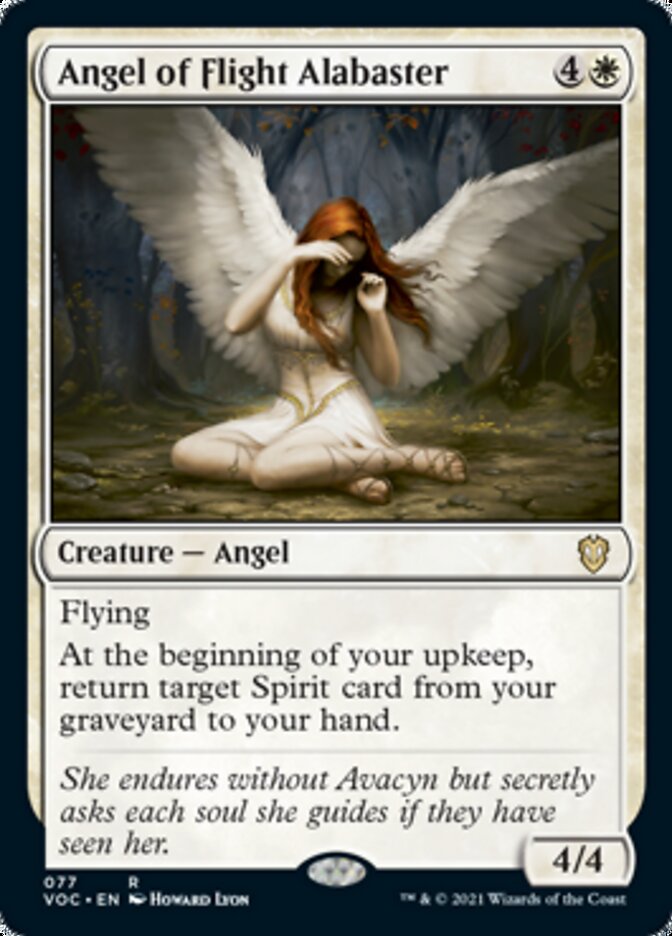 Angel of Flight Alabaster [Innistrad: Crimson Vow Commander] | Galaxy Games LLC