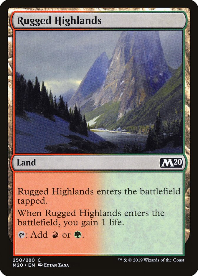 Rugged Highlands [Core Set 2020] | Galaxy Games LLC