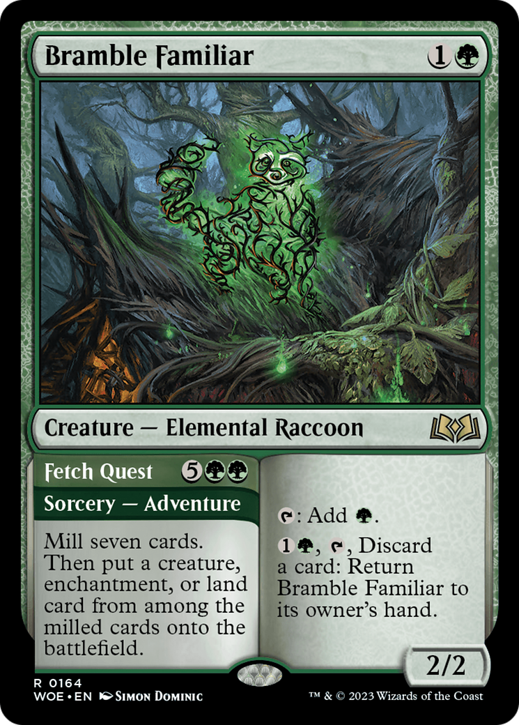 Bramble Familiar // Fetch Quest [Wilds of Eldraine] | Galaxy Games LLC