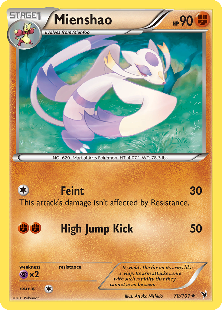 Mienshao (70/101) [Black & White: Noble Victories] | Galaxy Games LLC