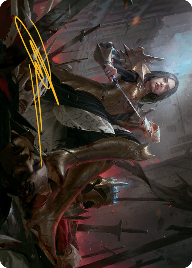 Marchesa, Resolute Monarch Art Card (Gold-Stamped Signature) [March of the Machine Art Series] | Galaxy Games LLC