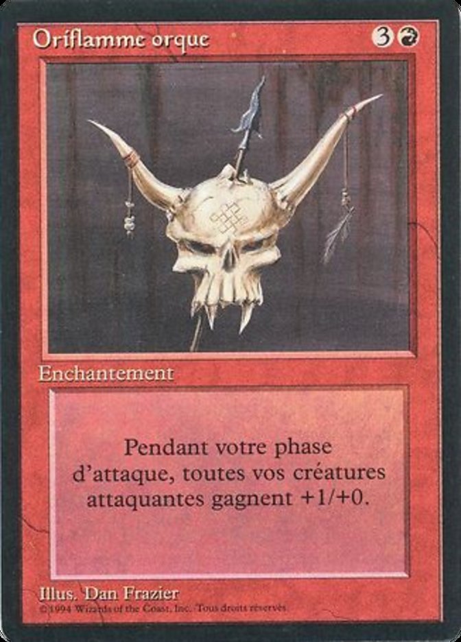 Orcish Oriflamme [Foreign Black Border] | Galaxy Games LLC