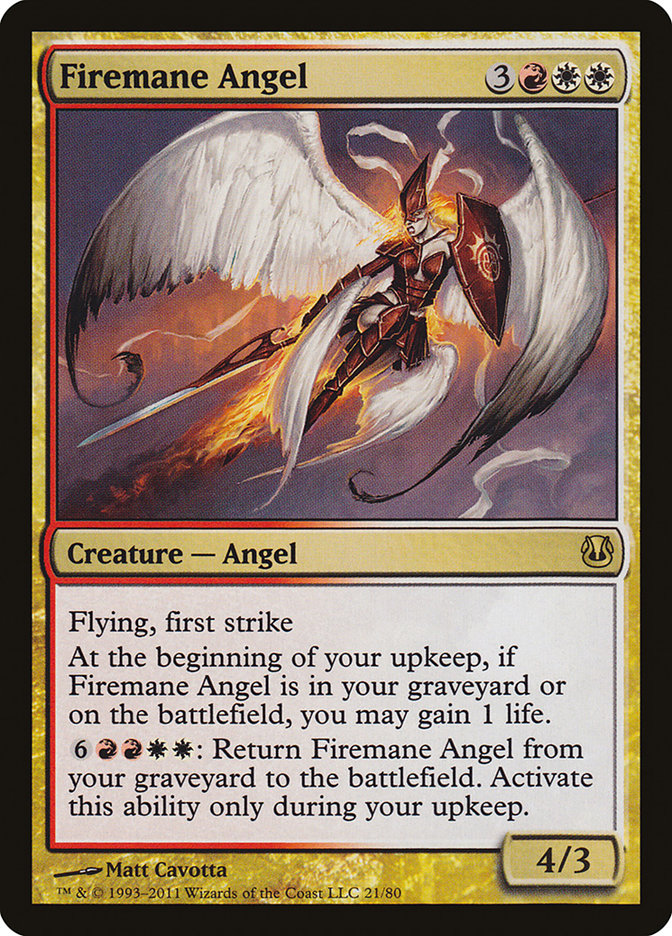 Firemane Angel [Duel Decks: Ajani vs. Nicol Bolas] | Galaxy Games LLC