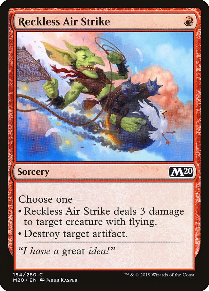 Reckless Air Strike [Core Set 2020] | Galaxy Games LLC