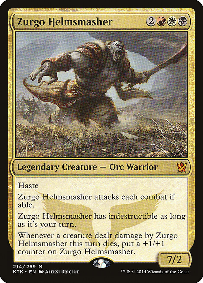 Zurgo Helmsmasher [Khans of Tarkir] | Galaxy Games LLC