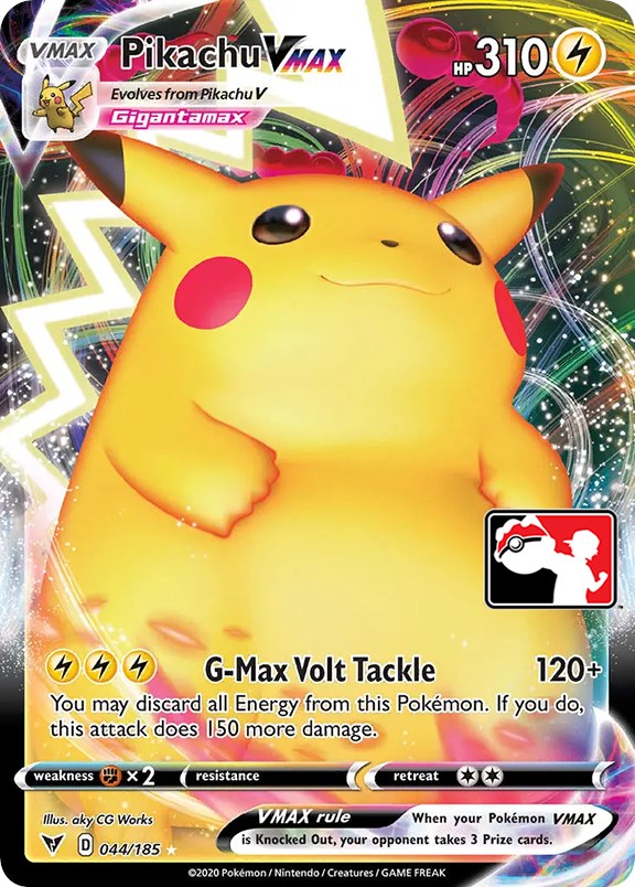 Pikachu VMAX (044/185) [Prize Pack Series One] | Galaxy Games LLC