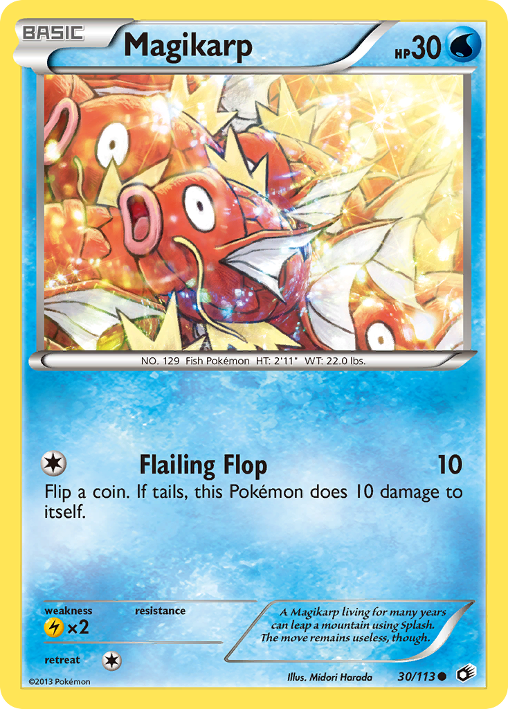 Magikarp (30/113) [Black & White: Legendary Treasures] | Galaxy Games LLC