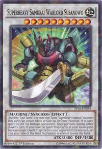 Superheavy Samurai Warlord Susanowo [SP15-EN034] Shatterfoil Rare | Galaxy Games LLC