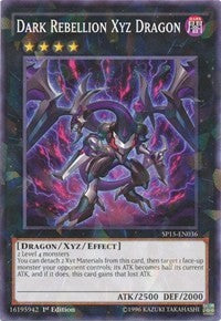 Dark Rebellion Xyz Dragon [SP15-EN036] Shatterfoil Rare | Galaxy Games LLC