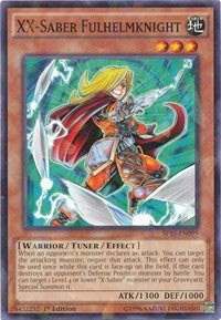 XX-Saber Fulhelmknight [SP15-EN005] Shatterfoil Rare | Galaxy Games LLC