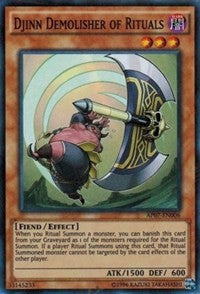 Djinn Demolisher of Rituals [AP07-EN006] Super Rare | Galaxy Games LLC