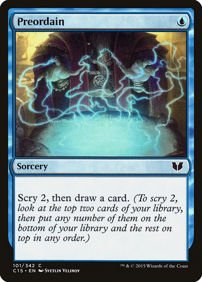 Preordain [Commander 2015] | Galaxy Games LLC