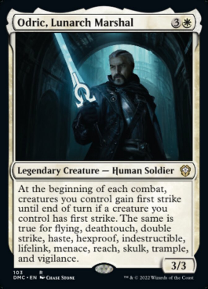 Odric, Lunarch Marshal [Dominaria United Commander] | Galaxy Games LLC