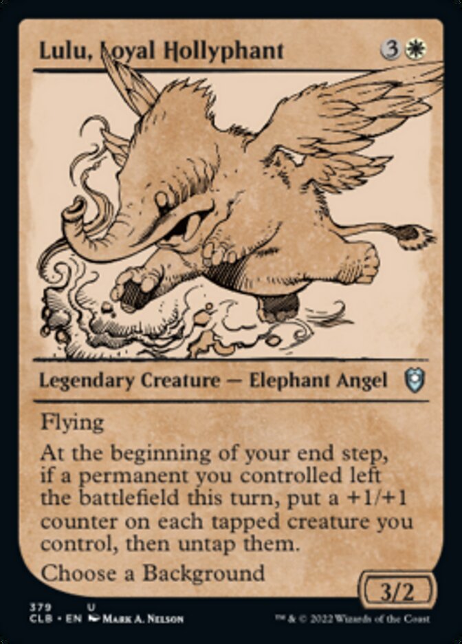 Lulu, Loyal Hollyphant (Showcase) [Commander Legends: Battle for Baldur's Gate] | Galaxy Games LLC