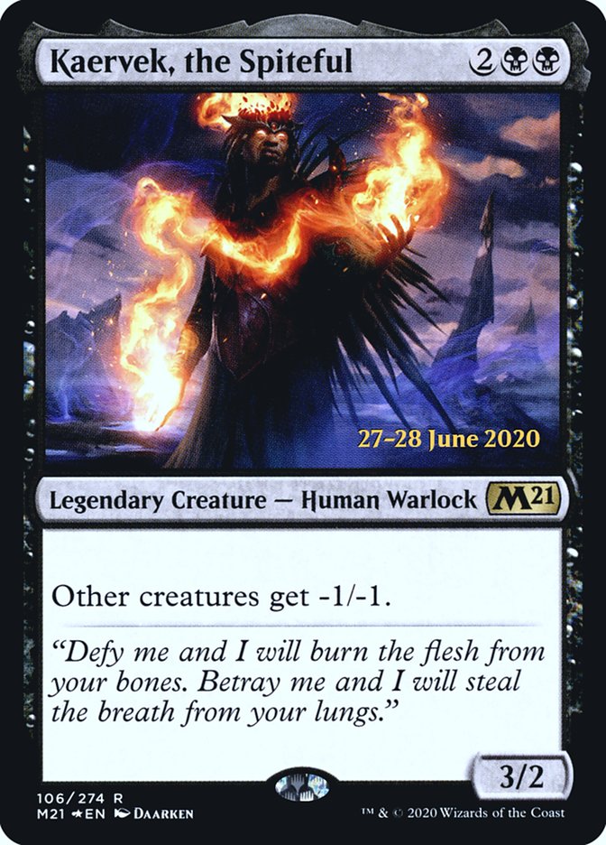 Kaervek, the Spiteful [Core Set 2021 Prerelease Promos] | Galaxy Games LLC