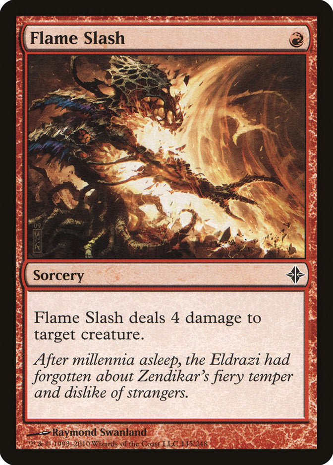 Flame Slash [Rise of the Eldrazi] | Galaxy Games LLC
