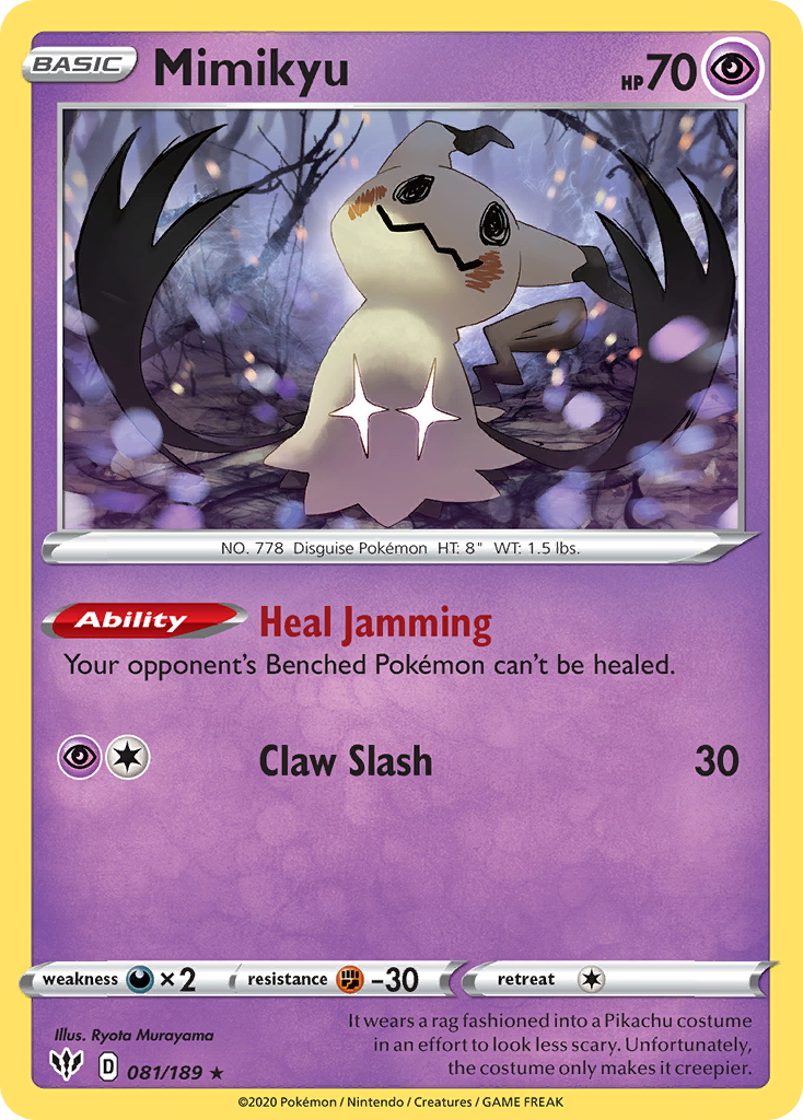 Mimikyu (081/189) [Sword & Shield: Darkness Ablaze] | Galaxy Games LLC