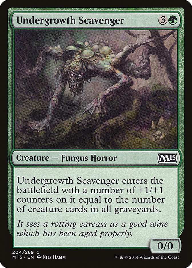 Undergrowth Scavenger [Magic 2015] | Galaxy Games LLC