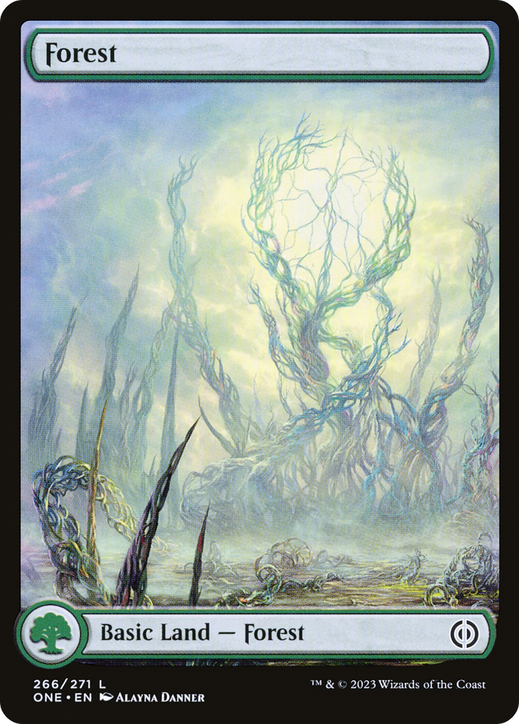 Forest (266) (Full-Art) [Phyrexia: All Will Be One] | Galaxy Games LLC