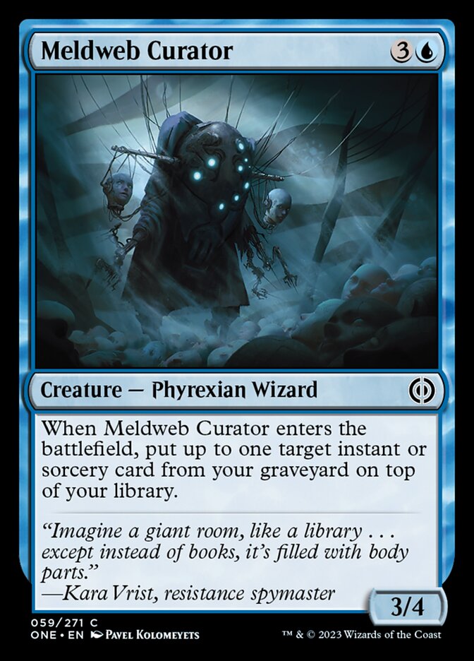 Meldweb Curator [Phyrexia: All Will Be One] | Galaxy Games LLC