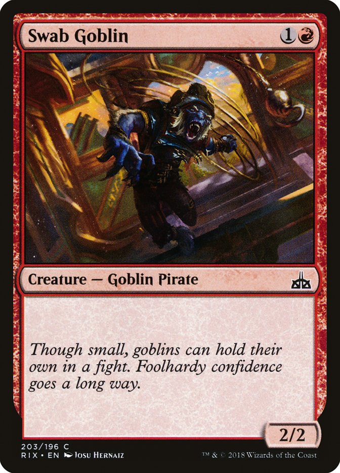 Swab Goblin [Rivals of Ixalan] | Galaxy Games LLC